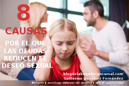 Las deudas reducen el deseo sexual