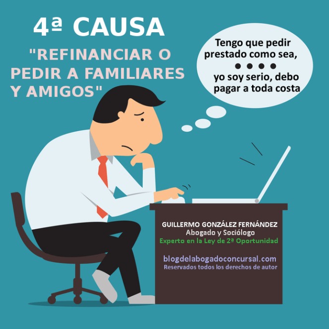 Refinanciar las deudas o pedir prestado a familiares y a amigos no es la solución